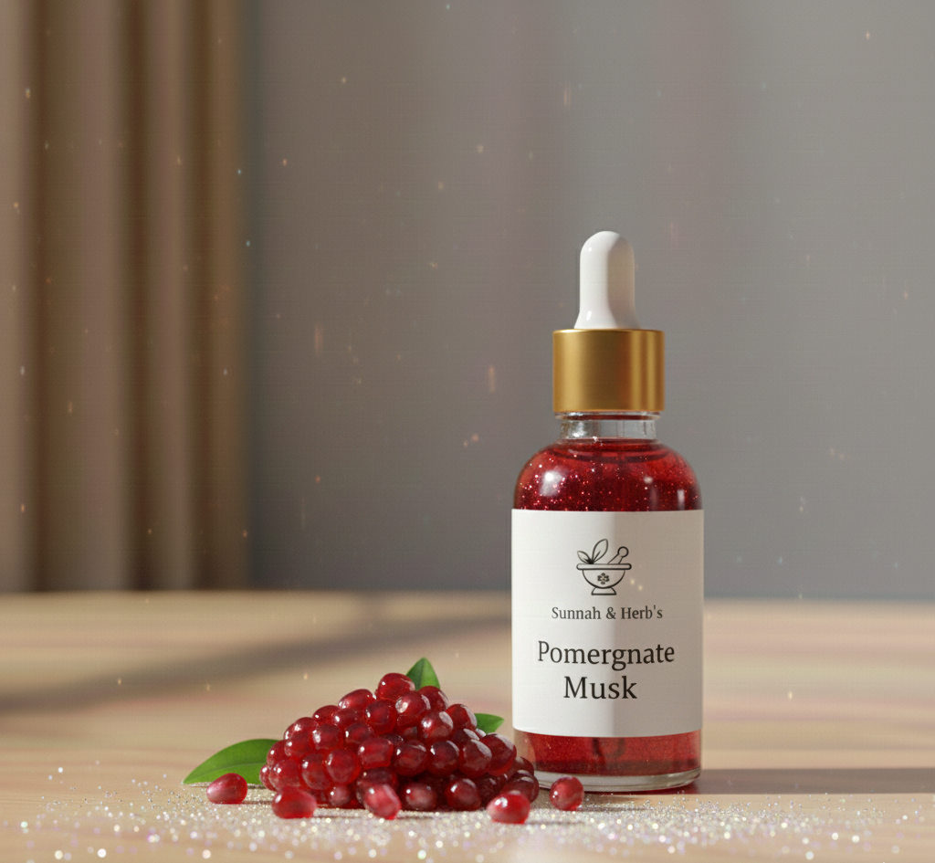 مسك الرمان مسك الرمان عطر مميز برائحة فاكهية ناعمة تميل للحلاوة والانتعاش، مستوحاة من رائحة الرمان الطبيعي. يمنح إحساسًا بالحيوية والأنوثة مع ثبات لطيف، ومناسب للاستخدام اليومي وللمناسبات.